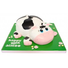 Cow Birthday Cake