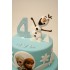 Snowman 2 Tier Birthday Cake