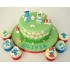 Smurf Birthday Cake