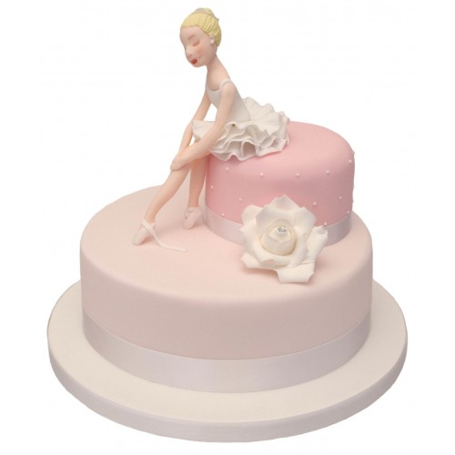 happy birthday ‏@ladanafshanii ‏‎‏‎‏#fondantcake #fondantdecoration # birthdaycake #birthdaygirl #ballerinacake #ballerina… | Instagram