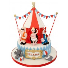 Circus Birthday Cake