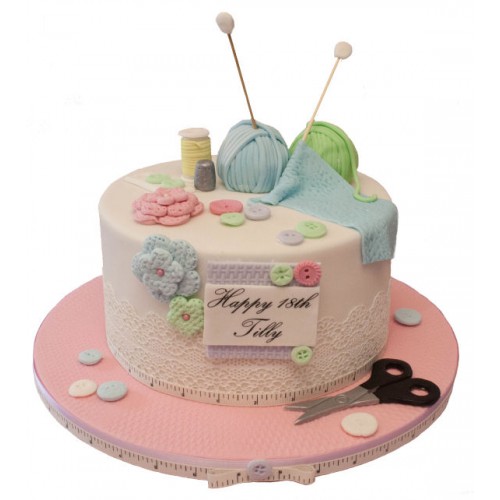 Cake tag: crafter - CakesDecor