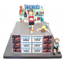 Jogging Celebration Cake