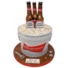 Budweiser Birthday Cake