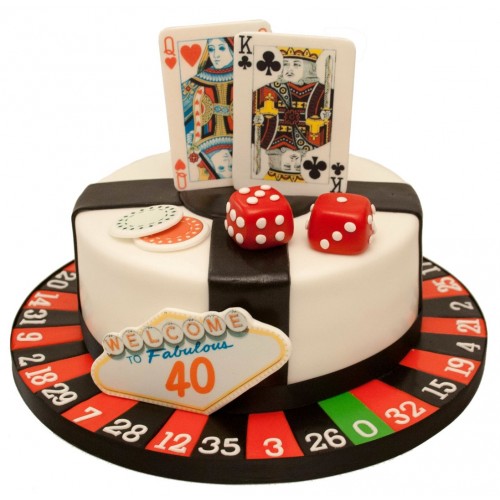 Casino Jackpot Money Pulling Cake – Sei Pâtisserie