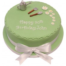 Gardening 90th Birthday Cake