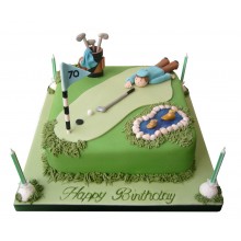 Golfer Birthday Cake