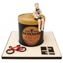 Guiness Birthday Cake