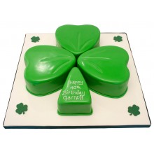 Shamrock Birthday Cake