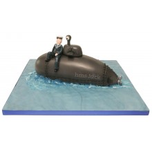 Submarine Birthday Cake