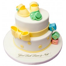 ABC Christening Cake