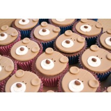 Brown Bear Cupcakes