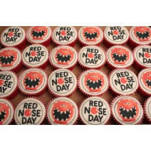 Red Nose Cupcakes