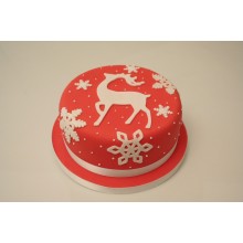 Reindeer Christmas Cake