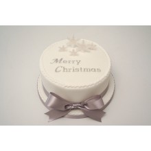 Snowflake Christmas Cake